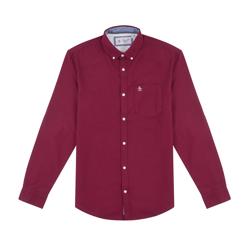 Oxford Slim Shirt - Tawny Port