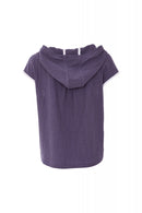 Sleeveless Zip Hoodie - Grey