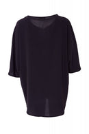 Front Print Panel Top - Black/red