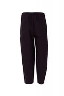 Elasticated Waist Wide Leg Trouser - Black