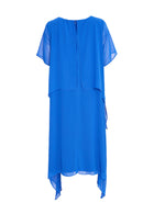 Overtop Chiffon Dress - Royal