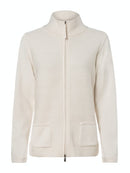 Plain Ribbed Cardigan - Ivory