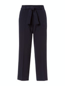 Boho Vibes Business Crop Trousers - Ink Blue