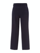 Boho Vibes Business Crop Trousers - Ink Blue