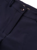 Boho Vibes Business Crop Trousers - Ink Blue