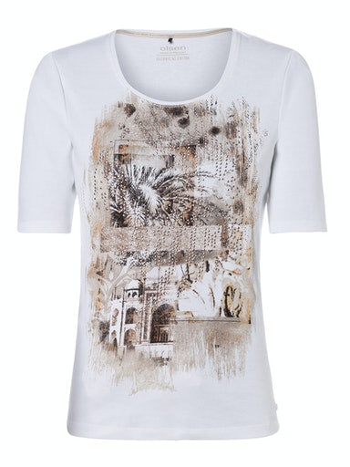 City Safari Print T-Shirt - White