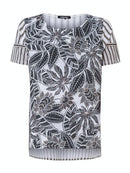 City Safari Print T-Shirt - Black