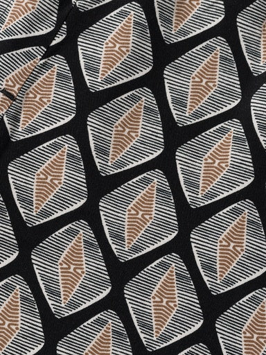 City Safari Print Trouser - Black