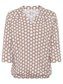 Long Sleeves Print T-Shirt - Biscotti