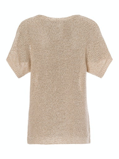 Global Blazer Short Sleeve Pullover - Golden Sand