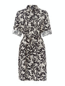 Global Blazer Woven Dress - Black