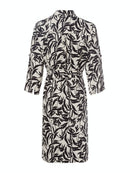 Global Blazer Woven Dress - Black