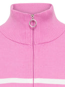 Long Sleeve Stripe Jumper - Pink