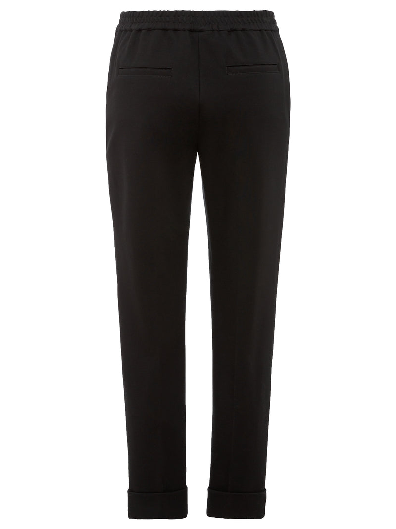 Cropped Trousers - Black