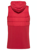 Sleeveless Jersey Jacket - Red