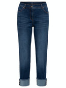 Cropped Jeans - Blue Denim