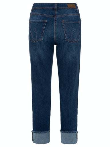 Cropped Jeans - Blue Denim