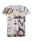 City Safari Print T-shirt - Light Sand