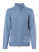 Ros Long Sleeve Cardigan - Smoky Blue Melange