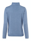 Ros Long Sleeve Cardigan - Smoky Blue Melange