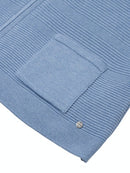 Ros Long Sleeve Cardigan - Smoky Blue Melange