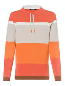 Good Vibes Long Sleeve Pullover - Deep Orange