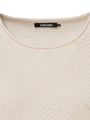 Round Neck Jumper - Seashell