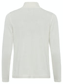 Zip Through Cardigan - White