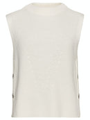 Neu Shade Sleeveless Jumper - White