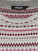 Long Sleeve Pullover - Dark Fuchsia