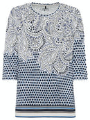 3/4 Sleeve T-shirt - Power Navy