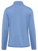 Long Sleeve Cardigan - Heather Blue