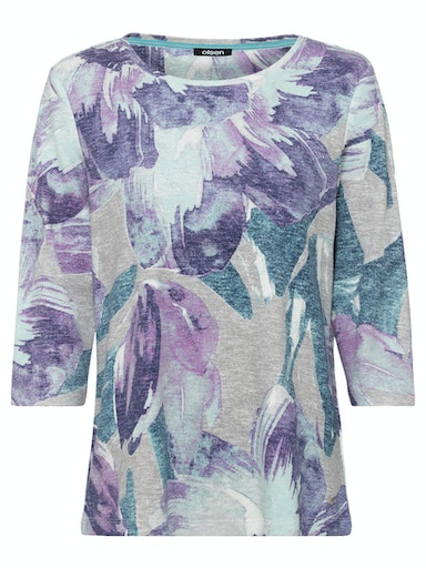 Long Sleeve T-Shirt - Aqua Crystal