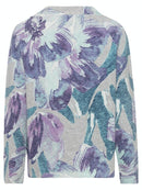 Long Sleeve Sweatshirt - Aqua Crystal