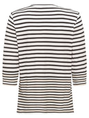 Long Sleeve Print T-Shirt - Off White