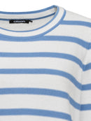 Long Sleeves Stripe Jumper - Cornflower Blue