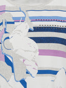 Long Sleeves Print T-Shirt - Paloma Grey