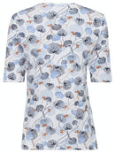 Short Sleeve Print T-Shirt - Sky