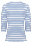 Long Sleeve Print T-Shirt - Sky