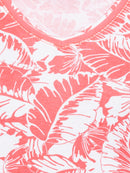 Short Sleeve Print T-Shirt - Raspberry