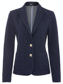 Long Sleeve Jersey Jacket - Power Navy