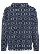 Tribute To Blue High Neck Jumper - Crown Blue