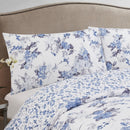 Oriental Blossom Duvet Cover Set - Blue