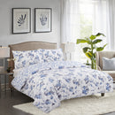 Oriental Blossom Duvet Cover Set - Blue