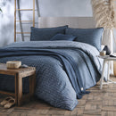 Loft Orson Ink Duvet Cover Set - Ink Blue