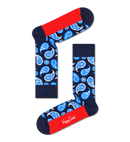 Paisley Sock - Navy/Blue