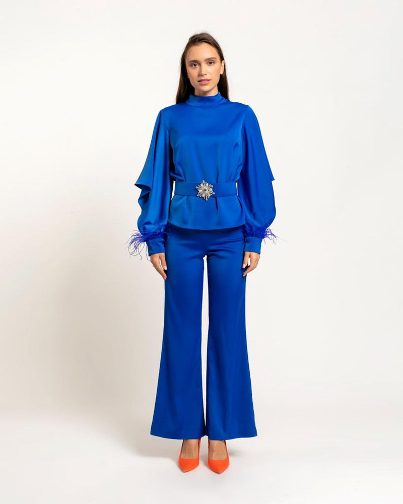 Top & Trouser Suit - Royal