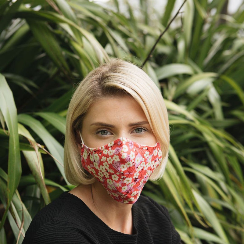 Face Mask Pink Cherry Blossom - Pink Cherry Blossoms