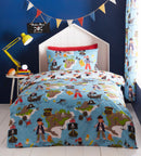 Pirate's Map Duvet Cover Set - MultiColoured