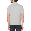 Raised Rib Polo - Rain Heather